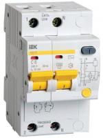 Дифференциальный автомат IEK АД12 2P 6А 10мА тип AC MAD10-2-006-C-010