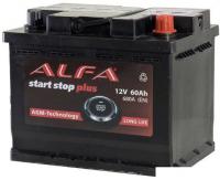 Автомобильный аккумулятор ALFA AGM R+ (60 А·ч)