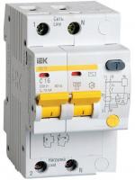 Дифференциальный автомат IEK АД12 2P 16А 10мА тип AC MAD10-2-016-C-010