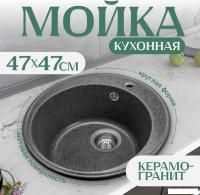 Кухонная мойка Saniteco Nova (графит)