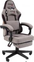 Игровое (геймерское) кресло CHAIRMAN CH27 (ткань, серый/черный)