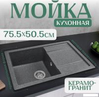 Кухонная мойка Saniteco Fama (графит)