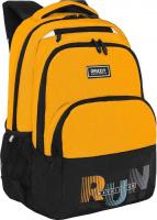 Школьный рюкзак Grizzly RU-530-6 (черный/оранжевый)