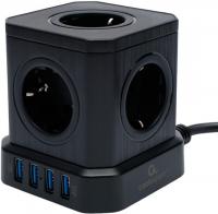 Сетевой фильтр Cablexpert TWR-5-U4-B-2