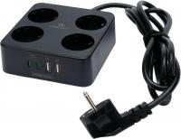 Сетевой фильтр Cablexpert PLT-4-C2U2-B-2