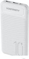 Внешний аккумулятор VDENMENV DP09 10000mAh (белый)