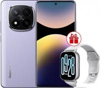 Смартфон Xiaomi Redmi Note 14 Pro+ 5G 12GB/512GB международная версия (фиолетовый) + умные часы Xiao
