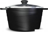 Кастрюля НМП Каменная Черный гранит 186650