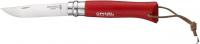 Складной нож Opinel N°8 Trekking темляк (красный)
