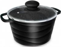 Кастрюля НМП Каменная Черный гранит 186615
