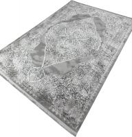 Ковер для жилой комнаты Radjab Carpet Афина Прямоугольник 9017A 12895RK (1.6x2.3, Grey/Cream)