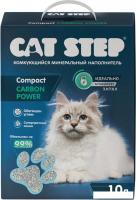 Наполнитель для туалета Cat Step Compact Carbon Power 10л/8.4кг