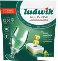 Таблетки для посудомоечной машины Ludwik All In One Lemon Doypack (80 шт)
