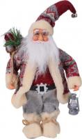 Елочная игрушка AksHome Санта-Клаус с фонариком