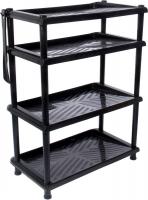 Полка для обуви Полимербыт Комфорт 4340500 (черный)