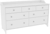 Комод ММЦ Вествик 7 (белый лак)