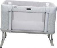 Приставная детская кроватка Chicco Next2Me Forever (ash grey cross coll)