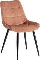 Стул TetChair Abruzzo металл/велюр (коричневый HLR11/черный)