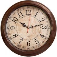 Настенные часы Бюрократ WallC-R77P35 (коричневый)