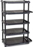 Полка для обуви Полимербыт Комфорт 4390600 (черный)