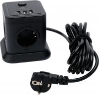 Сетевой фильтр Cablexpert TWR-4-U3-B-3