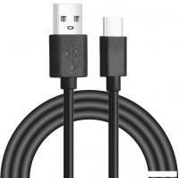 Кабель Total TIUCC01 USB-A - Type-C (1 м, черный)