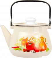 Чайник без свистка Лысьвенские эмали Итальянская кухня С-2711П2/4ЖмРч