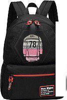 Школьный рюкзак Sun Eight Юноша с граффити № 78 SE-8248 (черный)