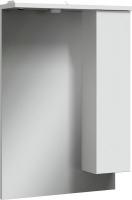 Belux Шкаф с зеркалом Мадейра В 55 Ш (1, белый глянцевый)