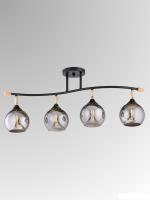 Спот Aitin Pro НПБ 02-4x60-101 XA1588B/4 (черный/золото)