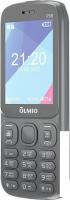 Кнопочный телефон Olmio P38 (серый)