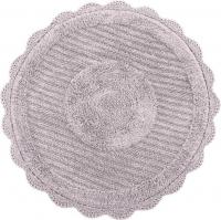 Коврик для ванной Sofi De MarkO Laura Кружевной 75x75 КВ-ЛА-7-75х75 (серый/лиловый)