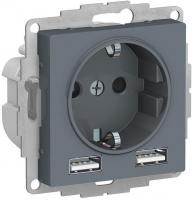 Розетка Systeme Electric AtlasDesign ATN000730