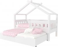 Кровать-тахта ФанДОК 80x160 Ф-141.22 (белый/с ложе)