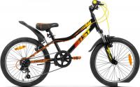 Детский велосипед AIST Pirate 2.0 2025 (черный/желтый)