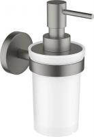 Дозатор для жидкого мыла Aquatek Европа AQ4105BGM (черный хром)