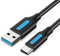 Кабель Vention COZBG USB Type-A - USB Type-C (1.5 м, черный)