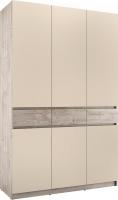 Шкаф распашной ЭлиГард Locarno 3 (дуб монтерей/персидский жемчуг)
