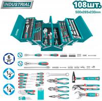 Универсальный набор инструментов Total THTCS121081 (108 предметов)