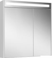 Belux Шкаф с зеркалом Бристоль ВШ 80 (1, белый глянцевый)