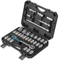 Набор трещотка с головками Bort BTK-33 (33 предмета)