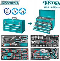 Универсальный набор инструментов Total THPTCS71321 (132 предмета)