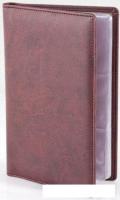 Визитница Brunnen Софт 642 38-29 (бордовый)