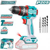 Ударная дрель-шуруповерт Total TIDLI206681 (без АКБ)