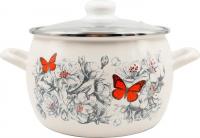 Кастрюля Лысьвенские эмали Яблоневый цвет 4216АП2/4Жм