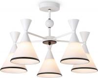 Люстра средней высоты Ambrella light Traditional TR3165/5 WH/BK