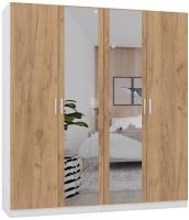 Шкаф распашной Интермебель Марсель-8 МР 01-08 (дуб крафт золотой)