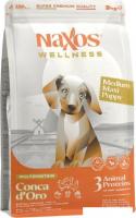Сухой корм для собак Adragna Naxos Wellness Medium Maxi Puppy утка, курица и индейка 3 кг