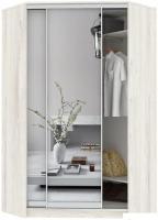 Шкаф-купе Кортекс-мебель Сенатор ШК30 Классика с зеркалом (дуб монтерей)