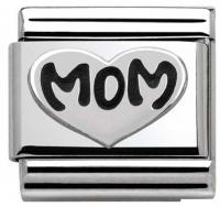 Звено для браслета NominatioN Мама в сердце 330101/10